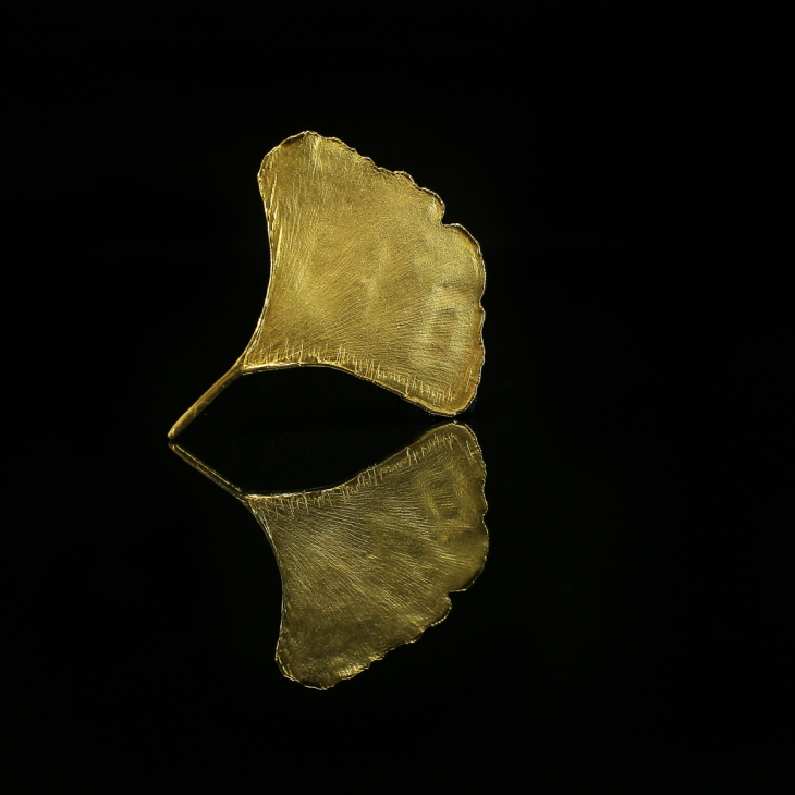 Кулон в золоте Love Alchemy, Гинкго, фото 3