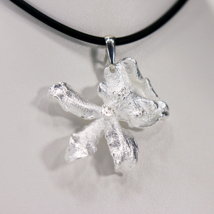 Кулон в серебре Fleur de Magique, Орхидея, фото 2