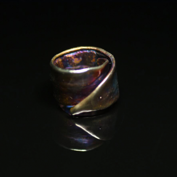 Кольцо в серебре Poison, Олеандр, фото 1