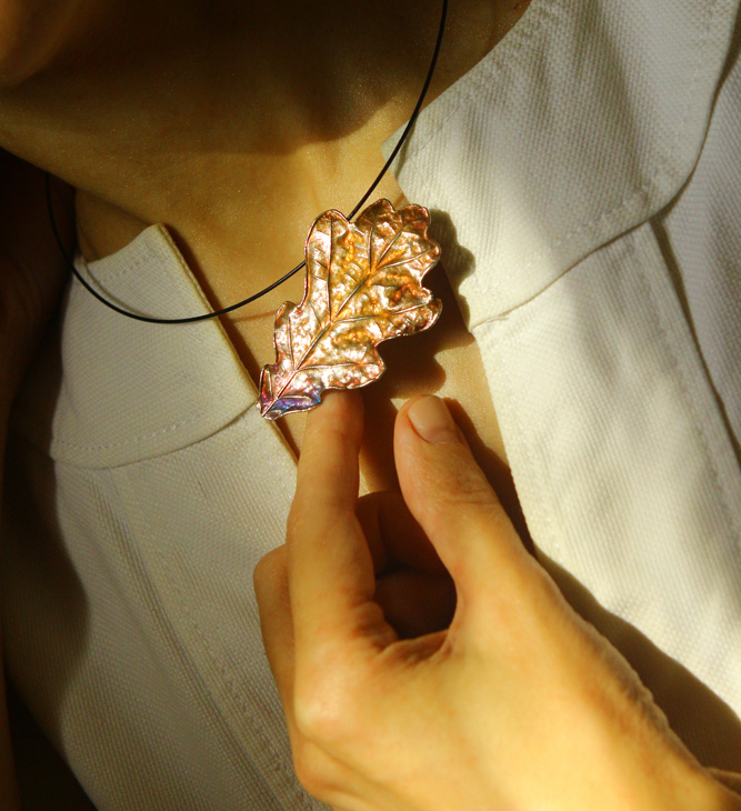  Pendant in silver,Oak , фото 3