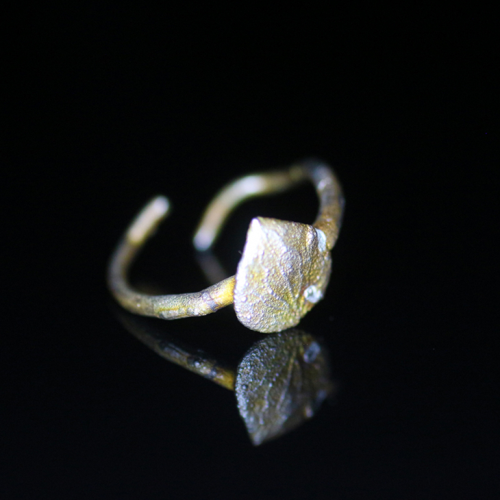 Ring in silver, Hydrangea , фото 4