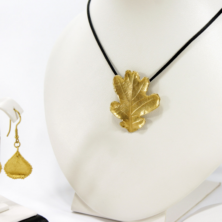 Кулон в покрытии электрум Love Alchemy, Дуб, фото 2