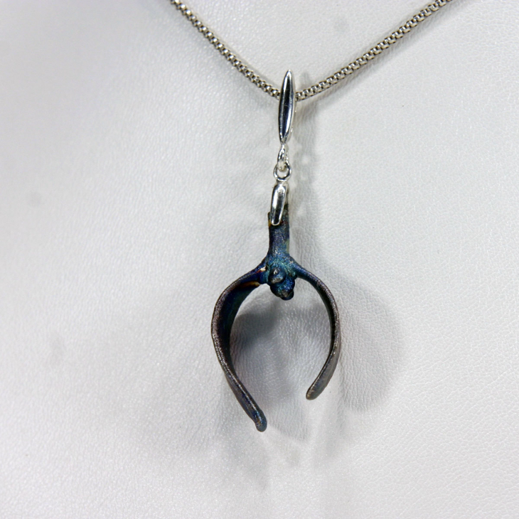 Кулон в серебре Poison, Омела, фото 2