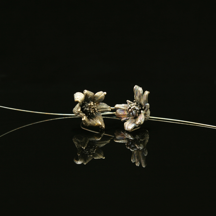 Серьги в серебре Fleur de Magique, Экзотические Цветы, фото 2