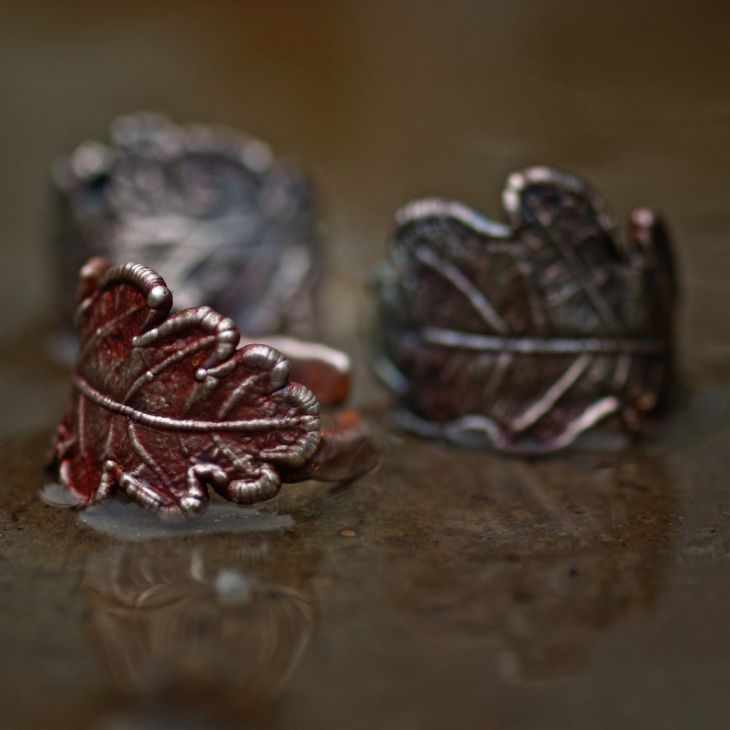 Кольцо в серебре Love Alchemy, Дуб, фото 4