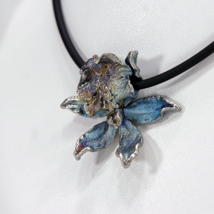 Кулон в серебре Fleur de Magique, Орхидея, фото 3