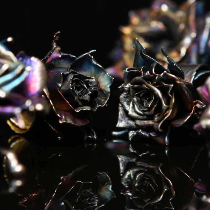 Кольцо в серебре Fleur de Magique, Роза, фото 3