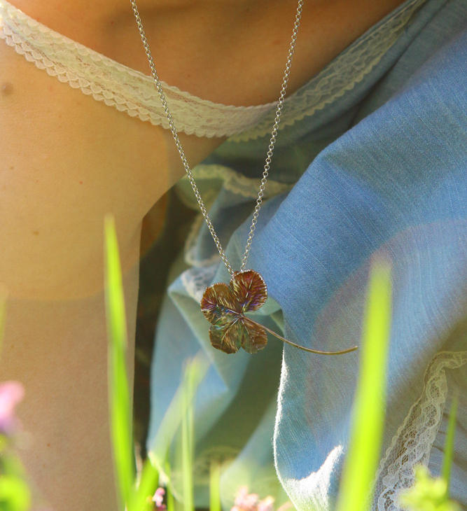 Pendant in silver, Clover, фото 2