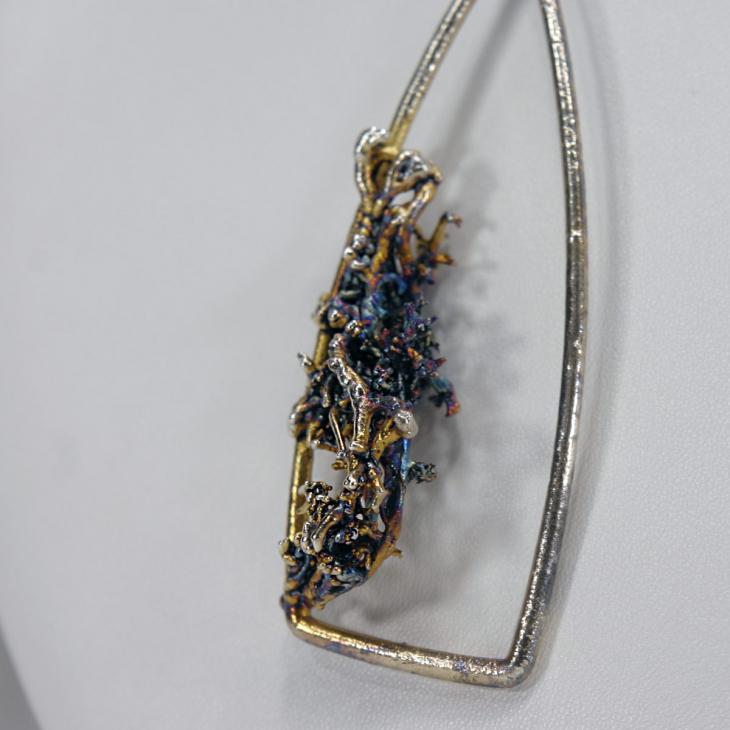 Кулон в серебре Fleur de Magique, Лишайник, фото 2