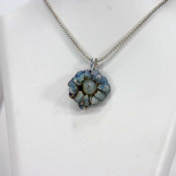Кулон в серебре Fleur de Magique, Хризантема, фото 2