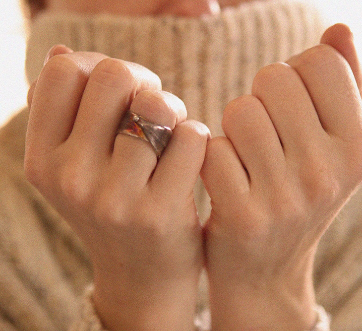 Кольцо в серебре Poison, Олеандр, фото 2