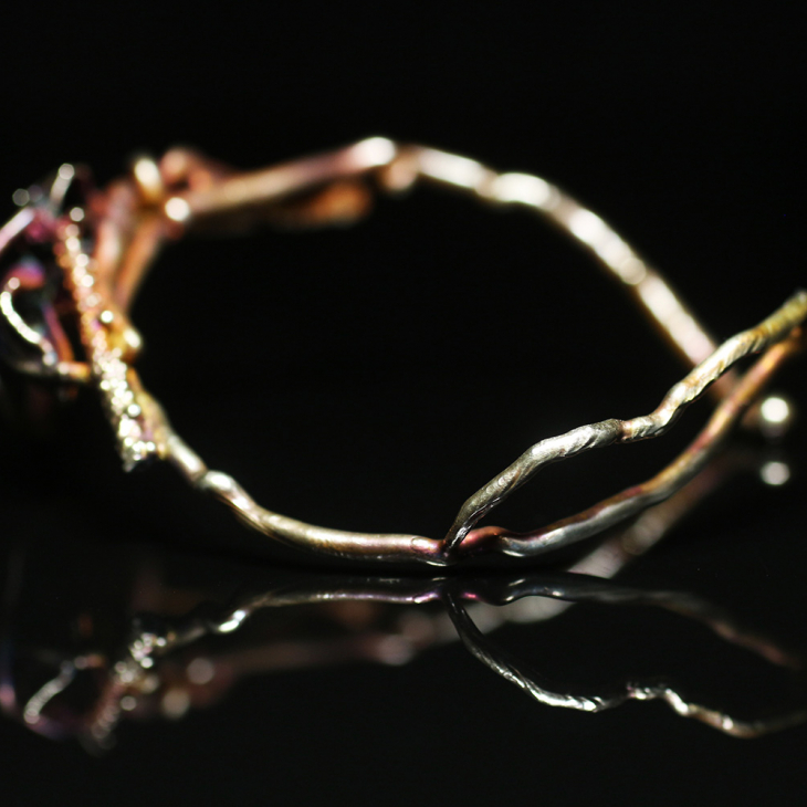 Браслет в серебре Flora, Ясень, фото 3