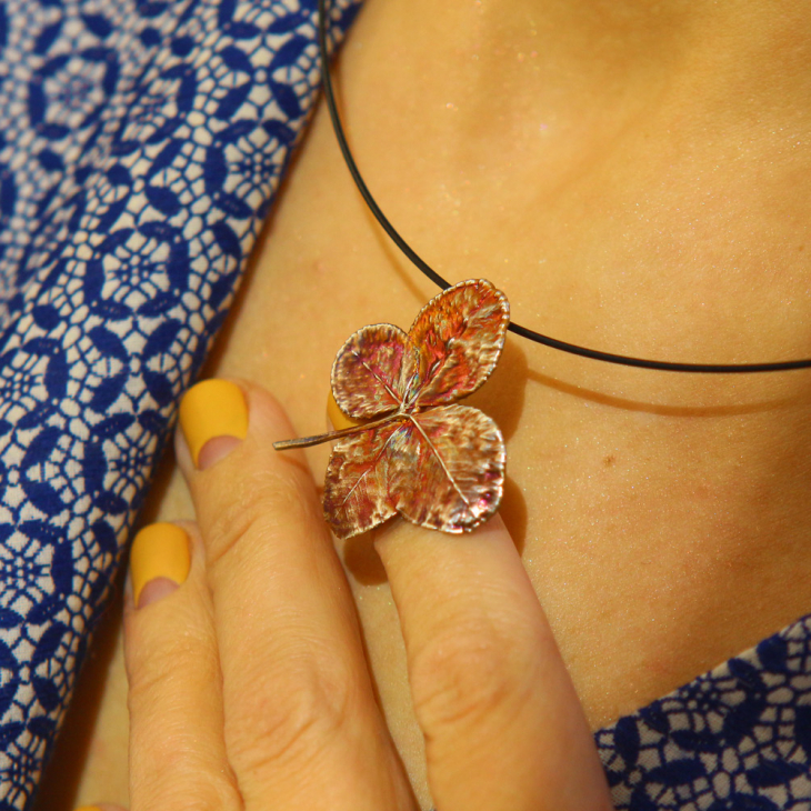 Pendant in silver, Clover, фото 4