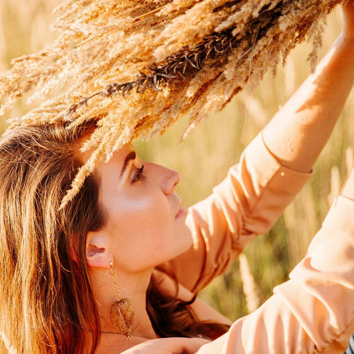 Моносерьга в серебре Love Alchemy, Физалис, фото 2