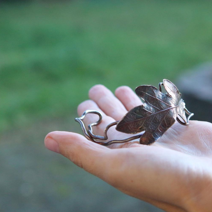 Bracelet in silver ,Oak, фото 3