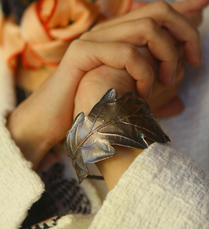 Bracelet in silver ,Oak, фото 7