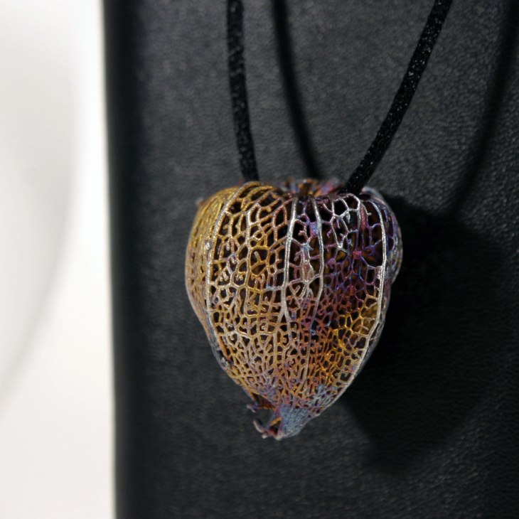 Кулон в серебре Gothica, Физалис, фото 2