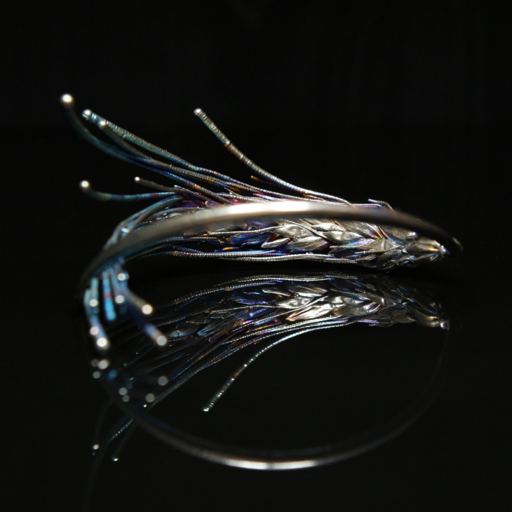 Браслет в серебре Flora, Пшеница, фото 5