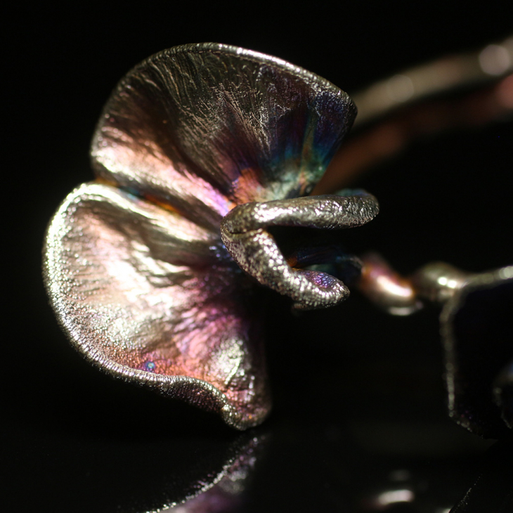 Браслет в серебре Flora, Душистый Горошек, фото 4