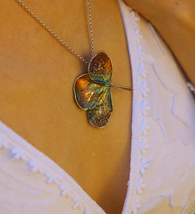 Pendant in silver, Clover, фото 2