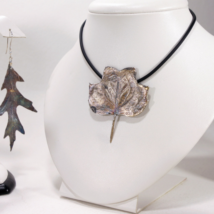 Кулон в серебре Love Alchemy, Тюльпановое дерево, фото 2