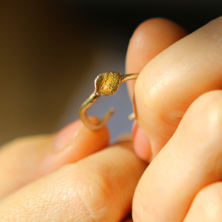 Ring in silver, Hydrangea , фото 3
