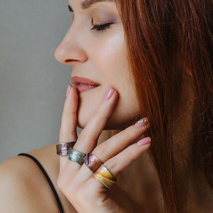 Кольцо в серебре Melancholy, Ива, фото 2