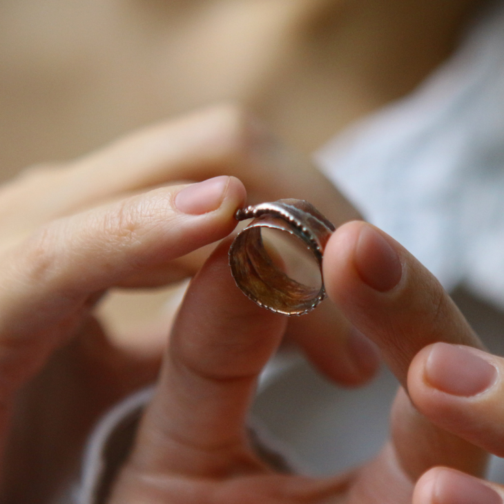 Ring in silver Melancholy, Willow, фото 2