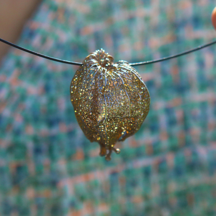Pendant in silver, Physalis, фото 6