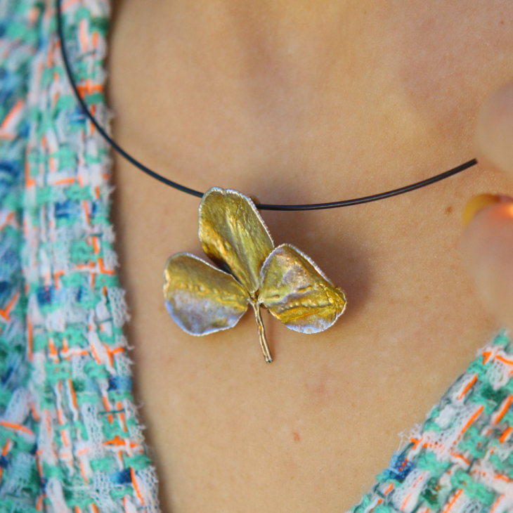 Pendant in silver, Clover, фото 2