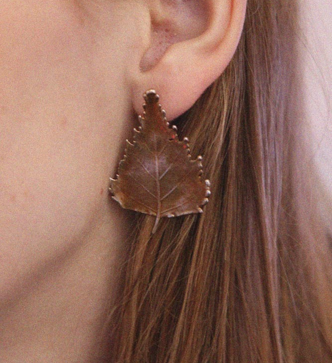 Серьги в серебре Love Alchemy, Береза, фото 2