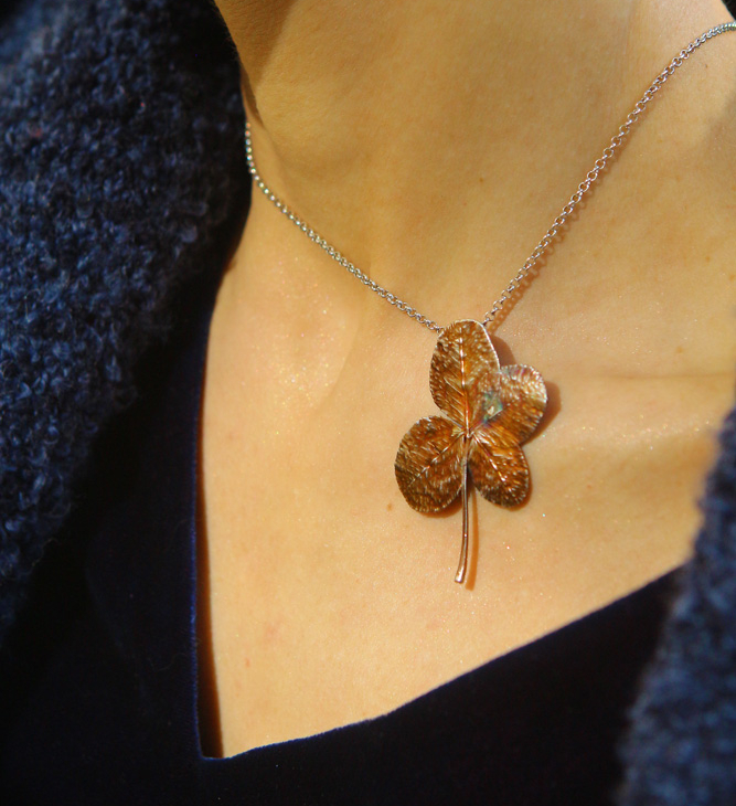 Pendant in silver, Clover, фото 2