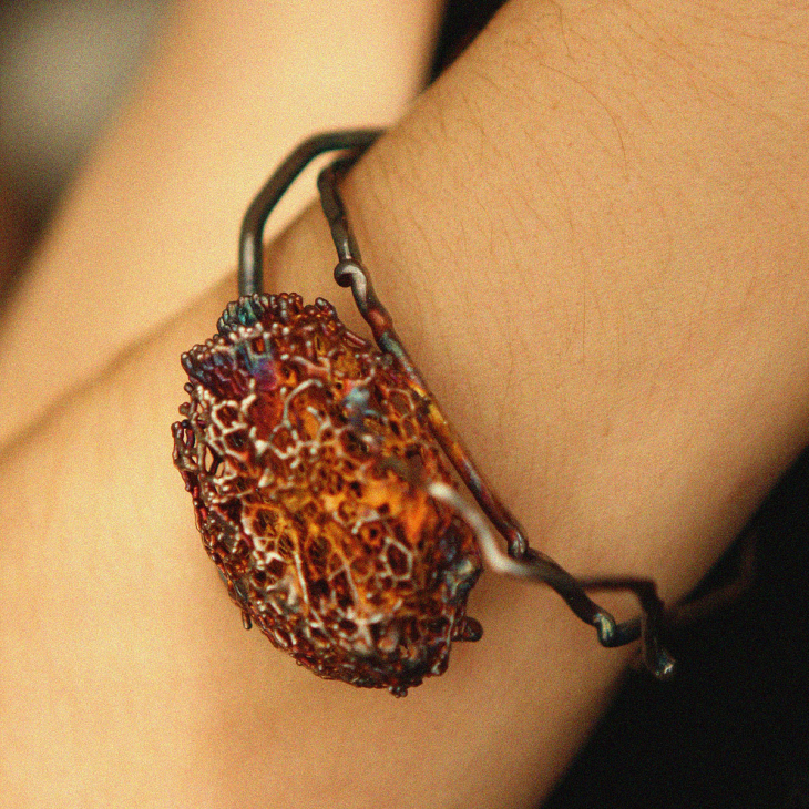 Браслет в серебре Love Alchemy, Эхиноцистис, фото 7