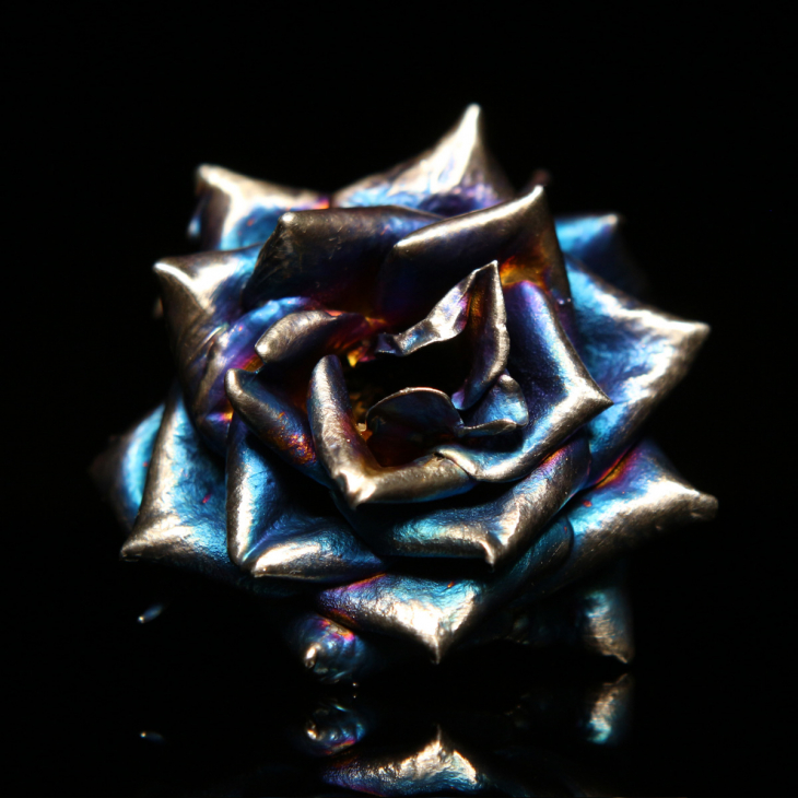 Кольцо в серебре Fleur de Magique, Роза, фото 2