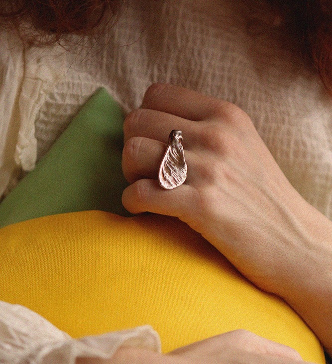 Кольцо в серебре Love Alchemy, Клен, фото 2