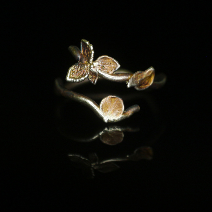 Rings in silver, Hydrangea , фото 1