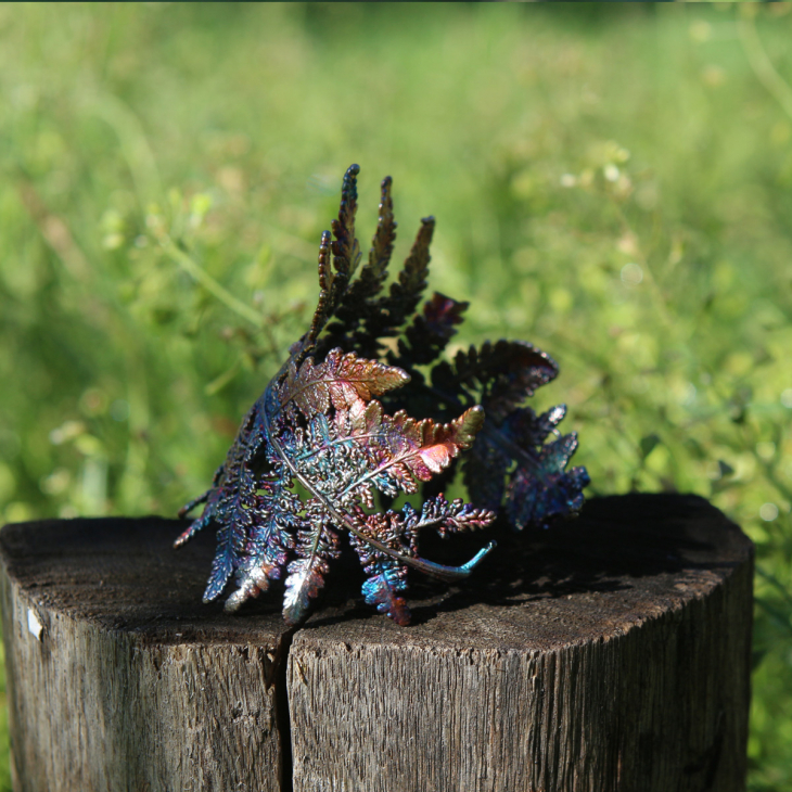 Браслет Fern Flower в серебре, Папоротник, фото 6