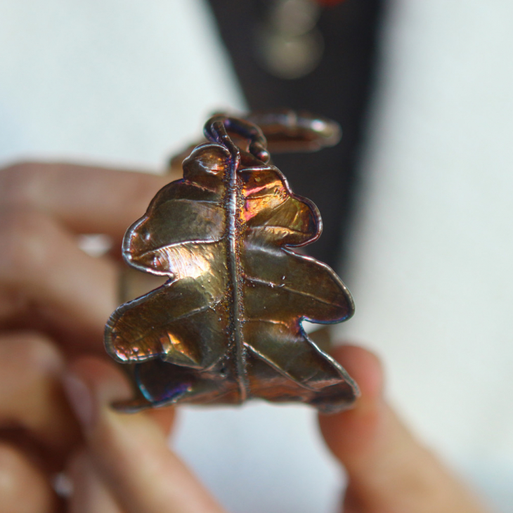 Bracelet in silver ,Oak, фото 9