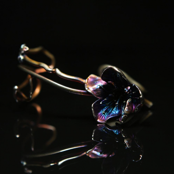 Браслет в серебре Fleur de Magique, Вишня , фото 2