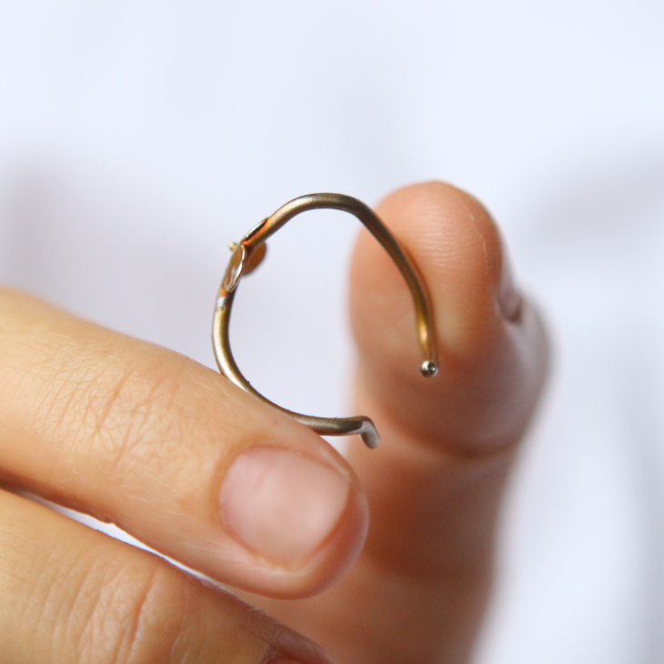 Ring in silver, Hydrangea , фото 2