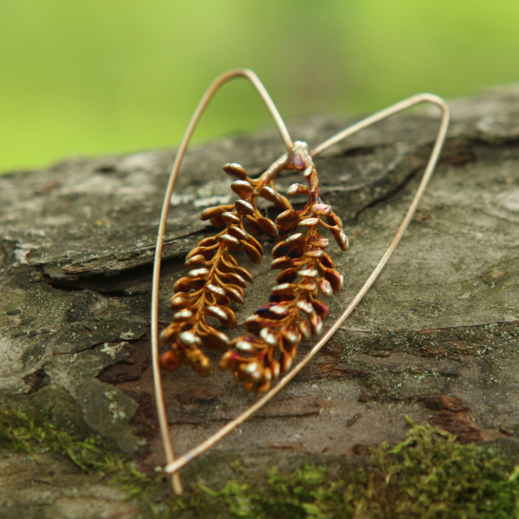 Серьги в серебре Mystique, Дикие Травы, фото 5