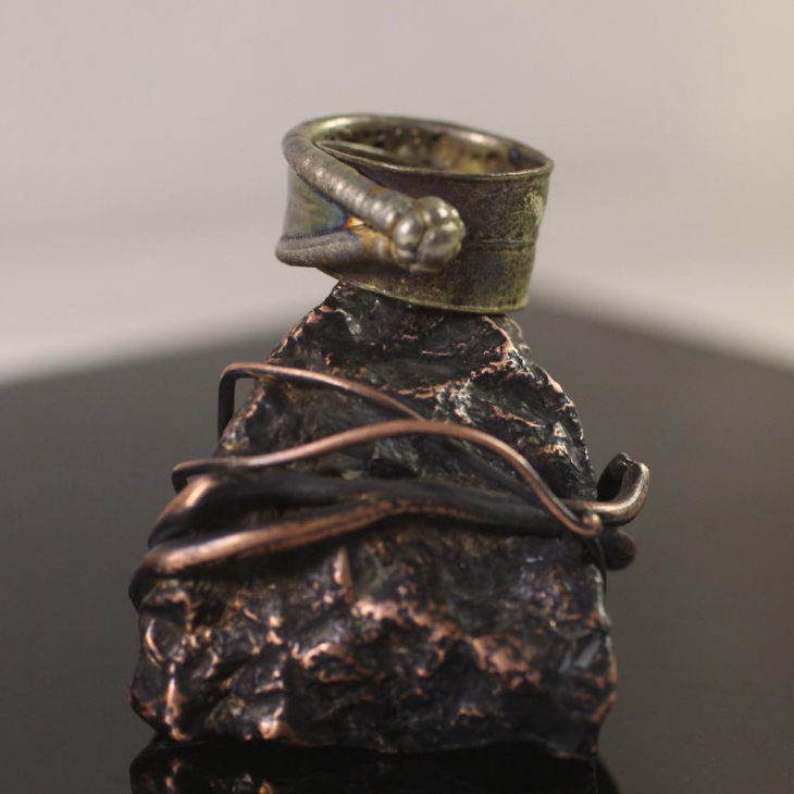 Ring in silver,Oleander, фото 1