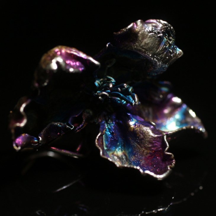 Кольцо в серебре Fleur de Magique, Яблоня, фото 4