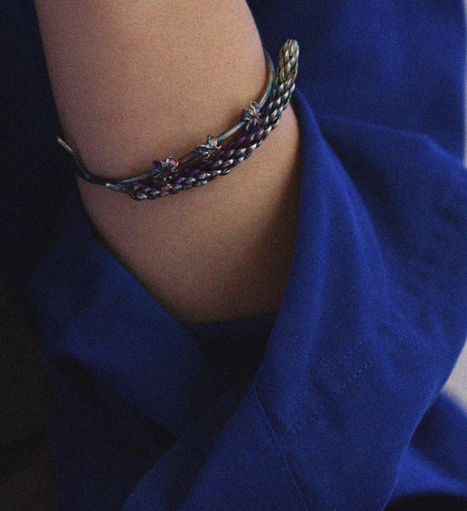 Браслет в серебре, Араукария, фото 3