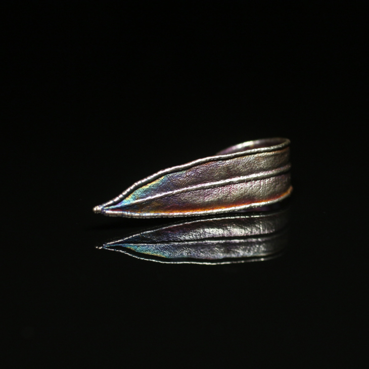 Кольцо в серебре Poison, Олеандр, фото 2