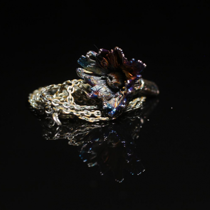 Кулон в серебре Fleur de Magique, Одуванчик Лесной, фото 1