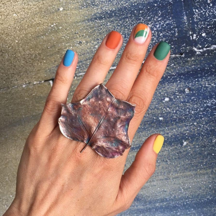 Кольцо в серебре Love Alchemy, Тюльпановое дерево, фото 3