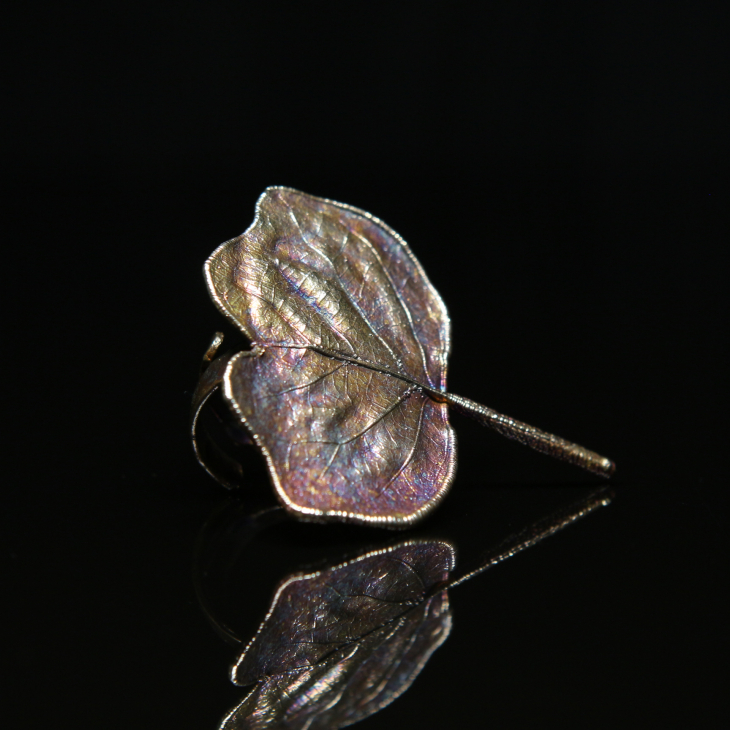 Кольцо в серебре Love Alchemy, Тюльпановое дерево, фото 1