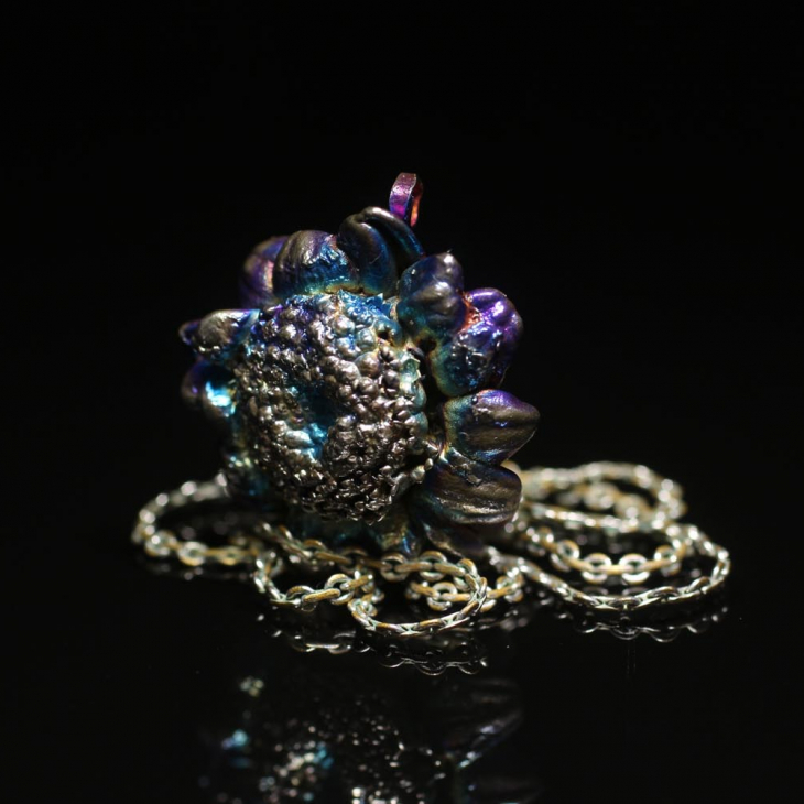 Кулон в серебре Fleur de Magique, Хризантема, фото 1