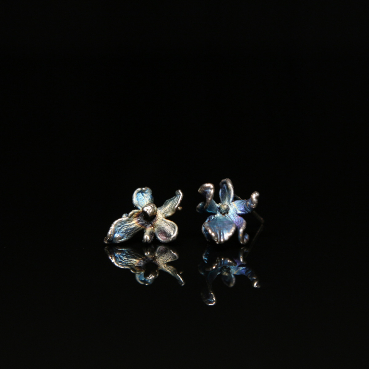 Серьги в серебре Fleur de Magique, Сирень, фото 1